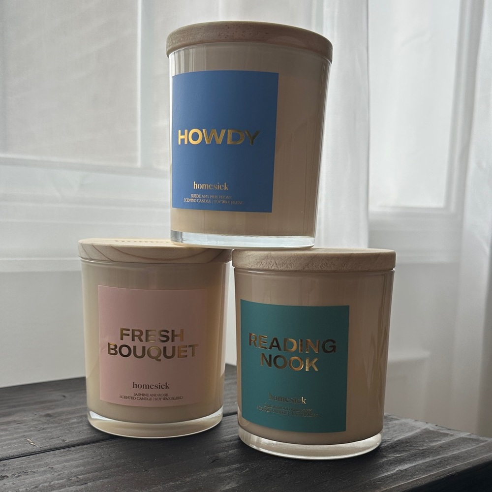 Homesick Scented Candle Set